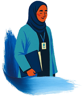 staff illustration
